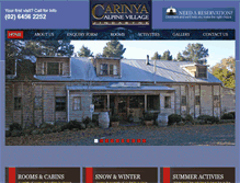 Tablet Screenshot of carinya-village.com.au